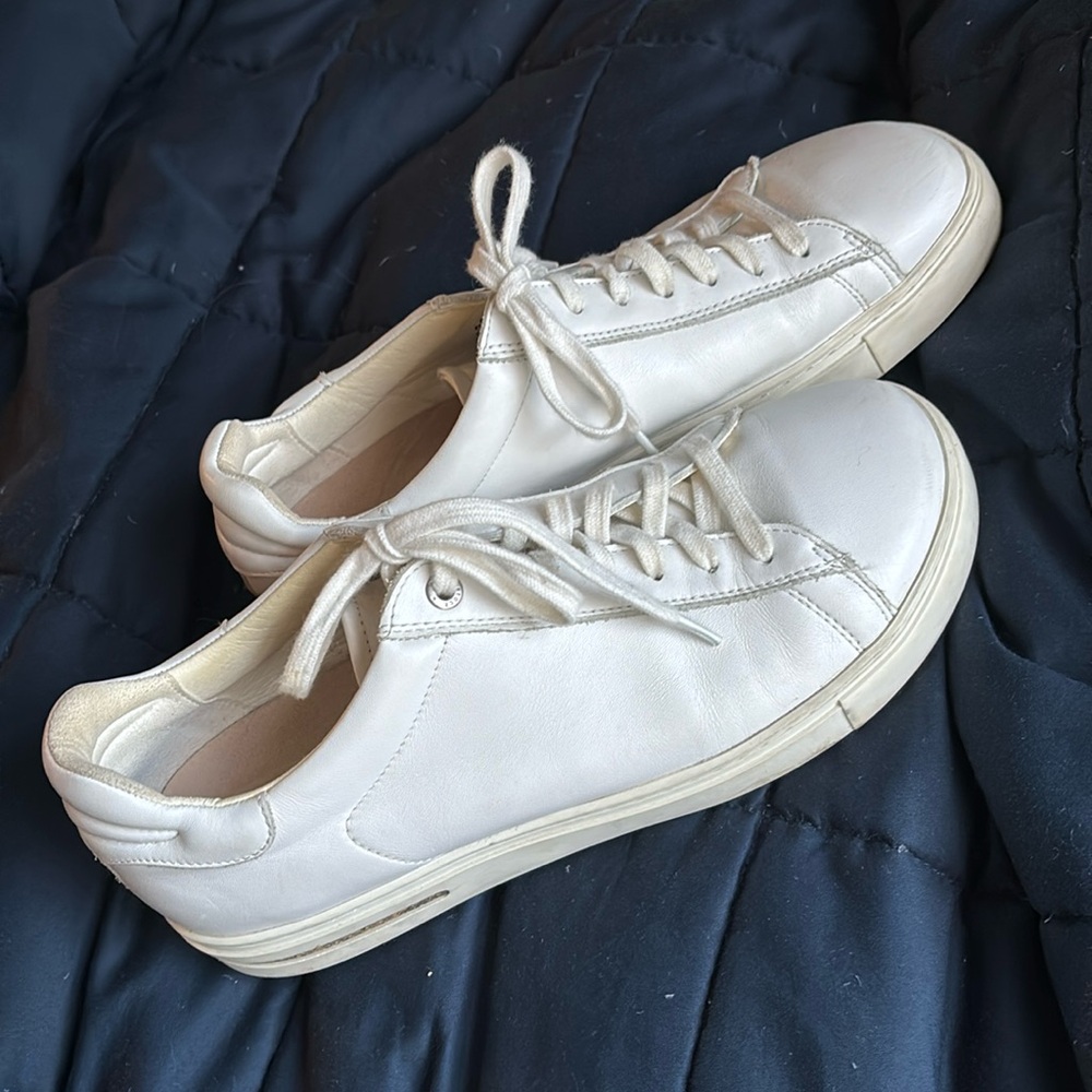 Size 41 Birkenstock Bend white sneakers
